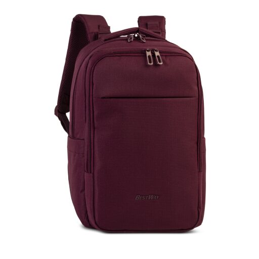 BestWay Cestovný batoh 40x25x20 cm Cabin Pro Ultimate Small 40326-4800 vínovo červený