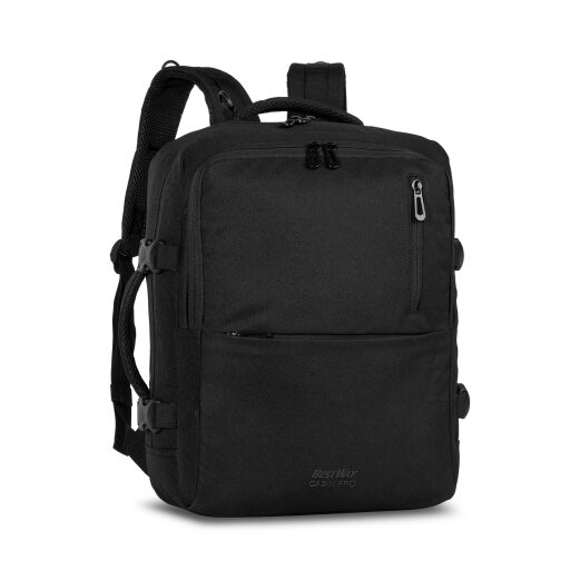 BestWay Cestovný batoh 40x30x20 cm Cabin Pro 40359-0100 čierny predná strana