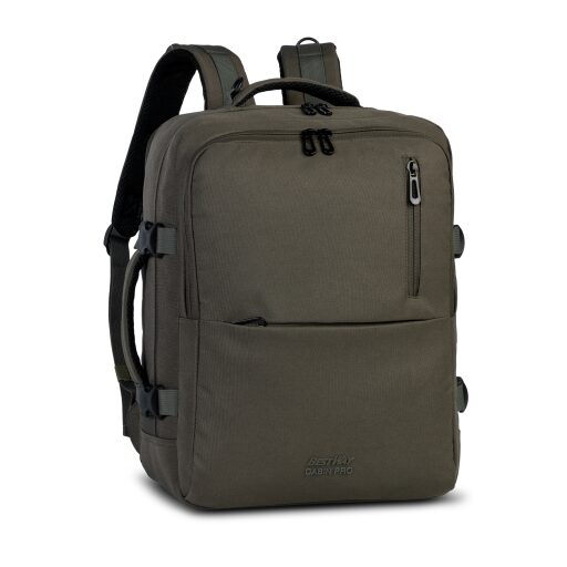 BestWay Cestovný batoh 40x30x20 cm Cabin Pro 40359-2600 olivový predná strana
