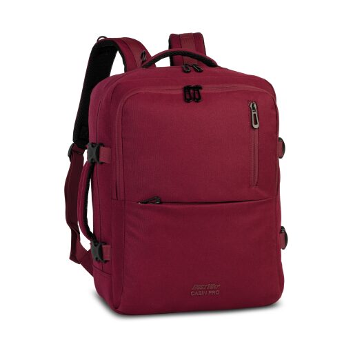 BestWay Cestovný batoh 40x30x20 cm Cabin Pro 40359-4800 vínovo červený predná strana