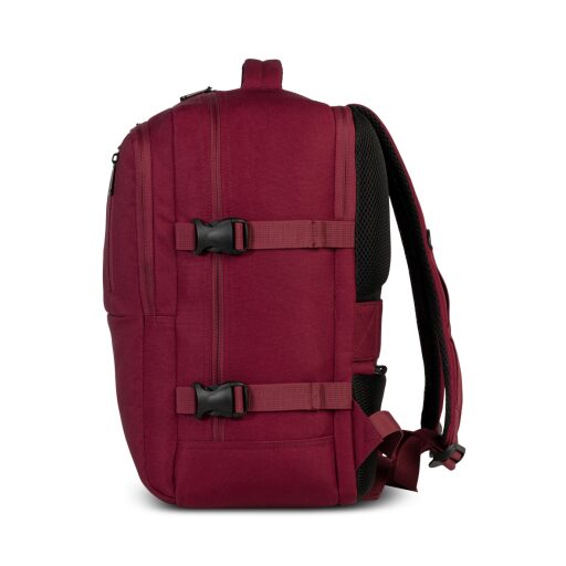 BestWay Cestovný batoh 40x30x20 cm Cabin Pro 40359-4800 bordovo červený pravá