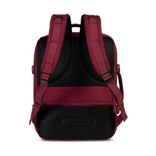 BestWay Cestovný batoh 40x30x20 cm Cabin Pro 40359-4800 vínovo červený zadná strana
