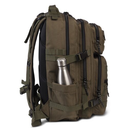 BestWay cestovný batoh Cabin Pro Supply 40329-2600 khaki ľavá strana