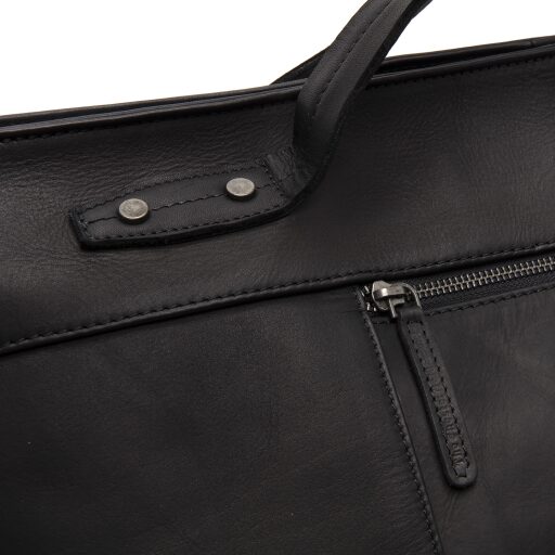 The Chesterfield Brand Kožená cestovná taška - weekender Mark C20.005500 čierna