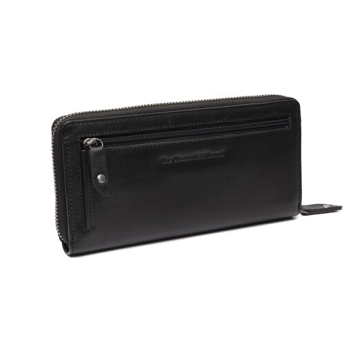 The Chesterfield Brand Dámska kožená peňaženka RFID Livorno C08.060400 čierna zadná strana