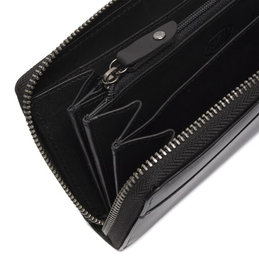 The Chesterfield Brand Dámska kožená peňaženka RFID Livorno C08.060400 čierna