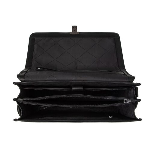 The Chesterfield Brand Kožená aktovka na notebook Glenwood C40.109600 čierna