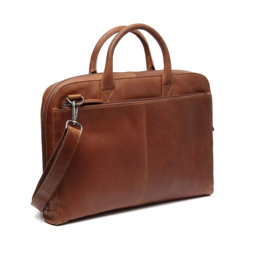 The Chesterfield Brand Kožená taška na notebook 14" Tilbury C40.109731 koňaková zadná strana
