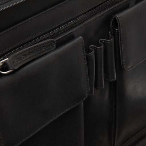 The Chesterfield Brand Kožená spisovka na A4 a tablet Moreton C40.105300 čierna