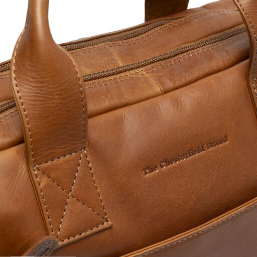 The Chesterfield Brand Kožená biznis taška Frazer C40.109431 koňaková logo