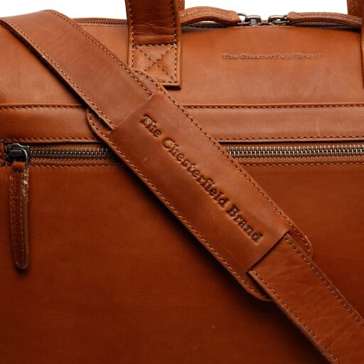 The Chesterfield Brand Kožená taška cez rameno na notebook Levanto C40.109131 koňaková