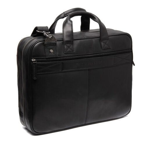 The Chesterfield Brand Kožená taška na notebook 15" Iseo C40.110000 čierna zadná strana