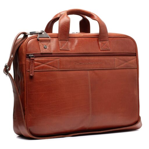 The Chesterfield Brand Kožená taška na notebook 15" Iseo C40.110031 koňaková