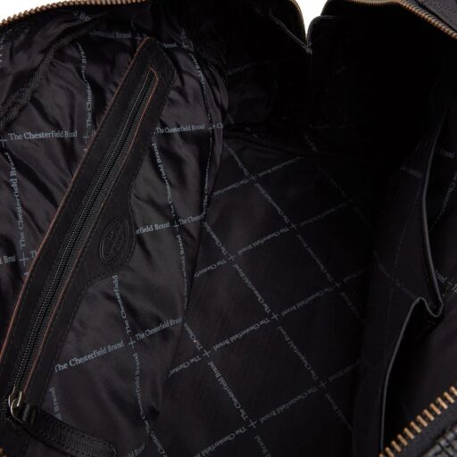 The Chesterfield Brand Kožená cestovná taška - weekender Perth C20.004000 čierna