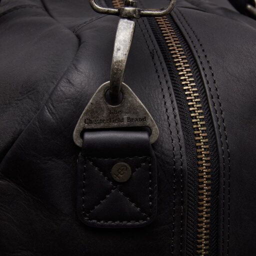 The Chesterfield Brand Kožená cestovná taška - weekender Perth C20.004000 čierna