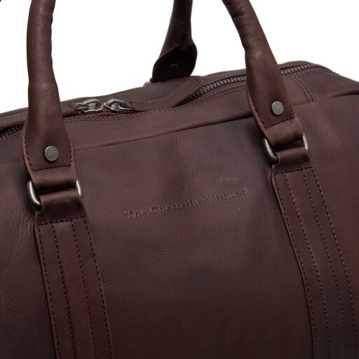 The Chesterfield Brand Kožená cestovná taška - weekender Perth C20.004001 hnedá