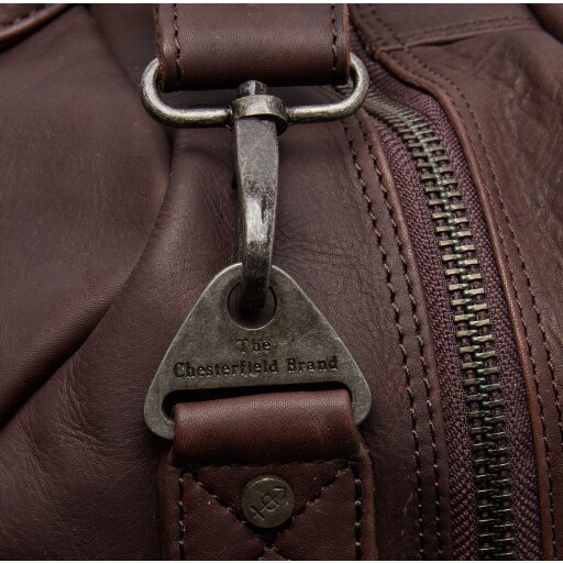The Chesterfield Brand Kožená cestovná taška - weekender Perth C20.004001 hnedá