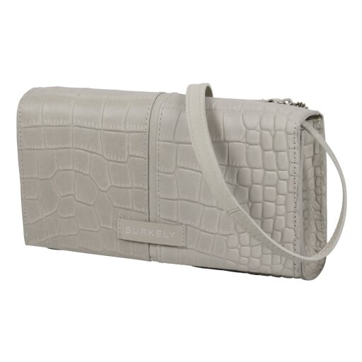 BURKELY Crossbody kabelka na mobil Cool Colbie 1000859.29.12 svetlo sivá bočný pohľad