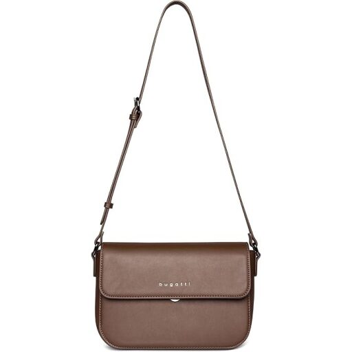 Bugatti Crossbody kabelka cez rameno ALMATA M 49666302 hnedý ramenný popruh
