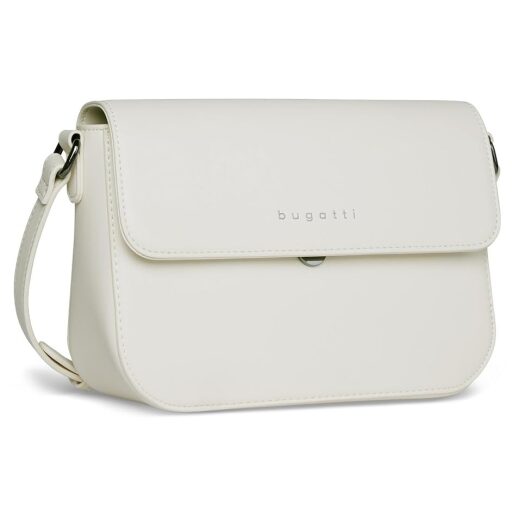 Bugatti Crossbody kabelka cez rameno ALMATA M 49666350 smotanová predná strana