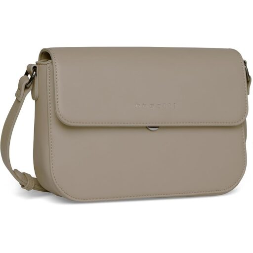Bugatti Crossbody kabelka cez rameno ALMATA M 49666354 piesková predná strana