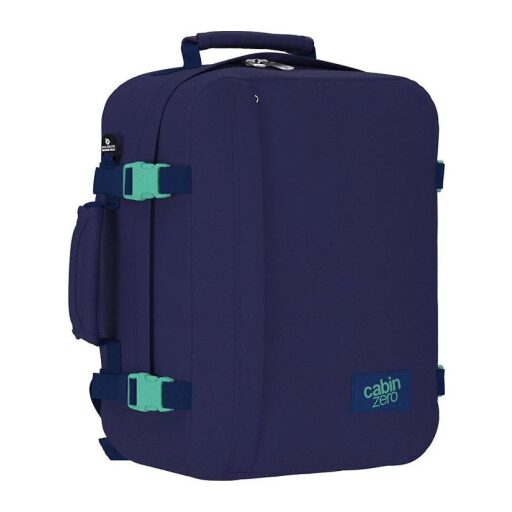 CabinZero Batoh do lietadla 40x30x20 Classic 28L 082305 modrý pravá strana