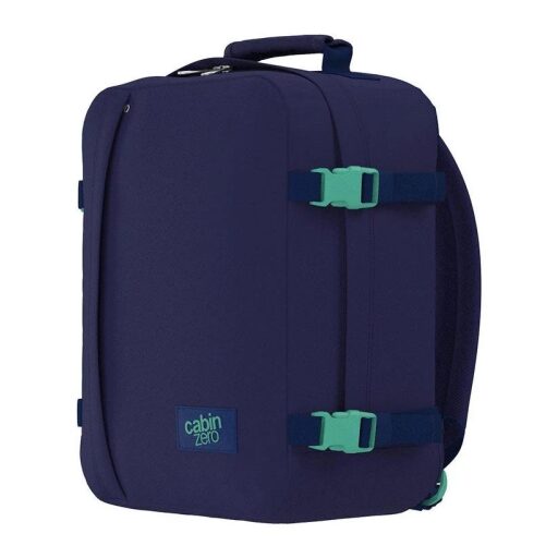 CabinZero Batoh do lietadla 40x30x20 Classic 28L 082305 modrý bočná strana