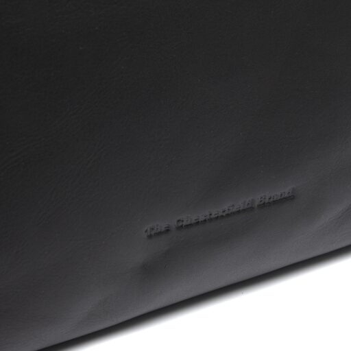 The Chesterfield Brand Dámska kožená kabelka Hermosa C48.136600 čierna logo