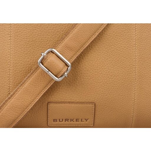 BURKELY Dámska biznis kabelka na notebook 15,6 Soft Skylar 1000846.85.21 béžová logo