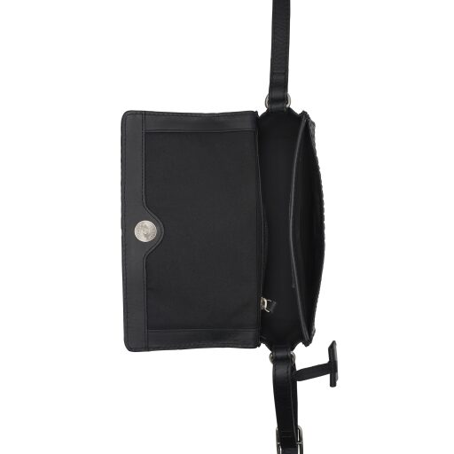 BURKELY dámska crossbody kabelka Cool Colbie 1000854.29.10 čierna otvorená
