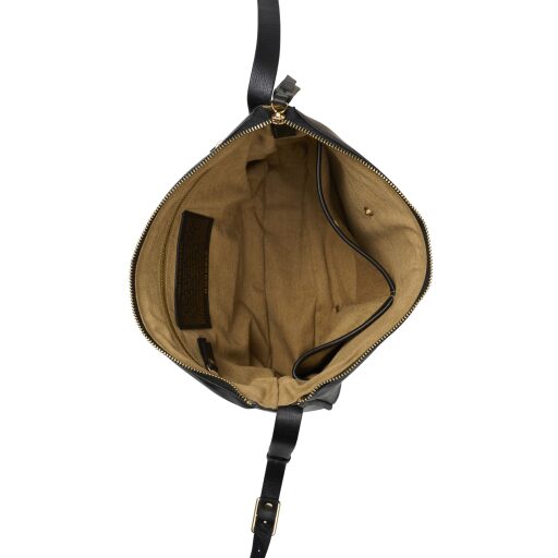 BURKELY dámska crossbody kabelka Fine Florence 1001701.34.10 čierna otvorená