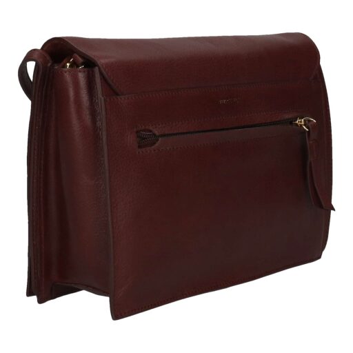 BURKELY dámska crossbody kabelka Fine Florence 1001703.34.51 burgundy zadná strana