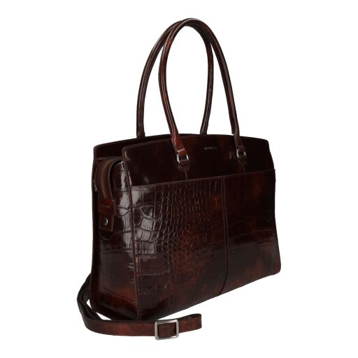 BURKELY dámska kabelka na notebook 15,6" Cool Colbie 1000432.29.97 burgundy bočný pohľad