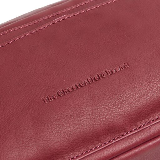 The Chesterfield Brand Dámska kabelka cez rameno Liora C48.142018 vínovo červená