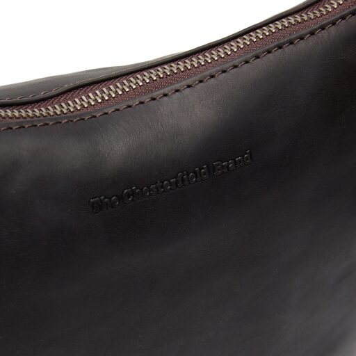 Kožená kabelka cez rameno Redding C48.130701 hnedá - logo značky The Chesterfield Brand
