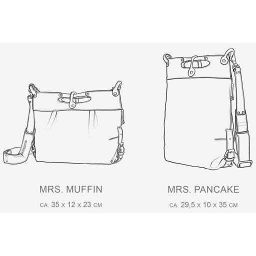 Aunts & Uncles kabelka cez rameno / crossbody 2v1 Grandma´s Luxury Club Mrs. Muffin 40301-116 sivá porovnanie