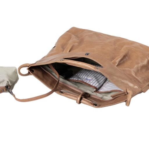 Aunts & Uncles kabelka cez rameno / crossbody 2v1 Grandma´s Luxury Club Mrs. Muffin 40301-132 béžová otvorená