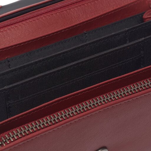 The Chesterfield Brand Dámska kožená peňaženka RFID Arvento C08.054704 červená
