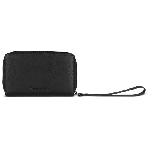Bugatti dámska kožená peňaženka RFID Black Magic 49127401 čierna zadná strana