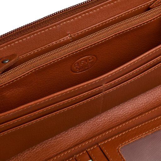 The Chesterfield Brand Dámska kožená peňaženka RFID Mirelle koňaková rfid