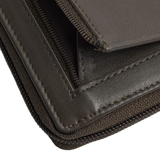 The Chesterfield Brand Dámska kožená peňaženka RFID Mirelle tmavošedá detail