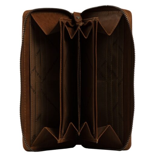 The Chesterfield Brand Dámska kožená peňaženka RFID Nova C08.017631 koňaková