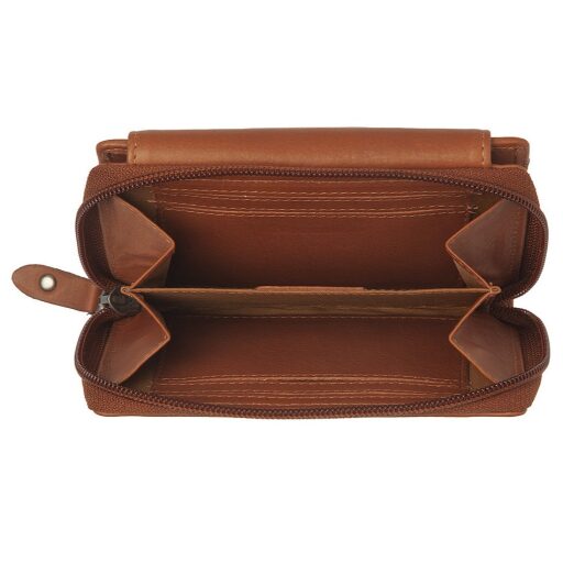 The Chesterfield Brand Dámska kožená peňaženka RFID Orveta C08.062531 koňaková