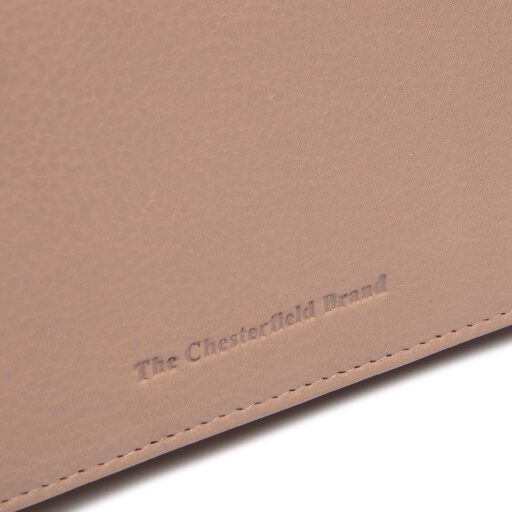 The Chesterfield Brand Dámska kožená peňaženka RFID Valetta C08.062609 svetloružová logo