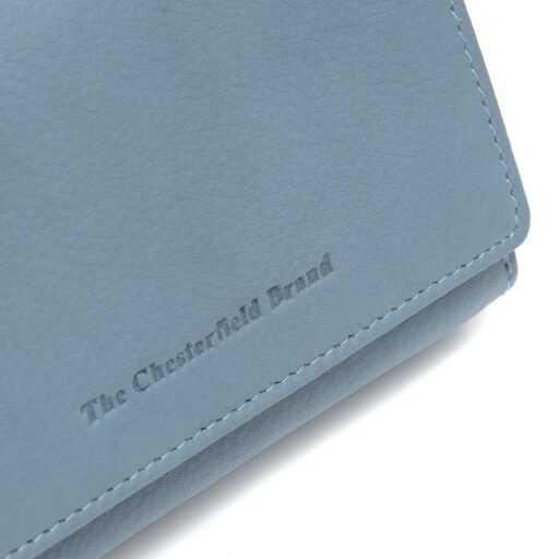 The Chesterfield Brand Dámska kožená peňaženka RFID Zelan C08.062415 svetlomodrá