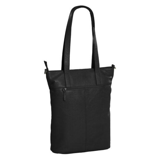 DANIEL RAY dámska kožená shopper kabelka Ulverstone DRL18.1593.00 čierna zadná strana