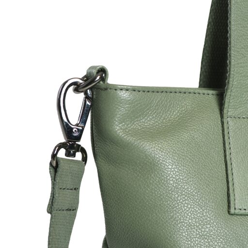 Dámska kožená shopper kabelka Ulverstone DRL18.1593.52 zelená detail