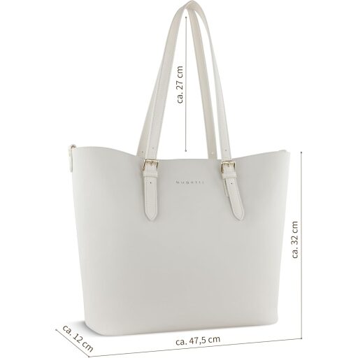 Bugatti Dámska shopper kabelka Ella L 493625S50 béžová rozmery