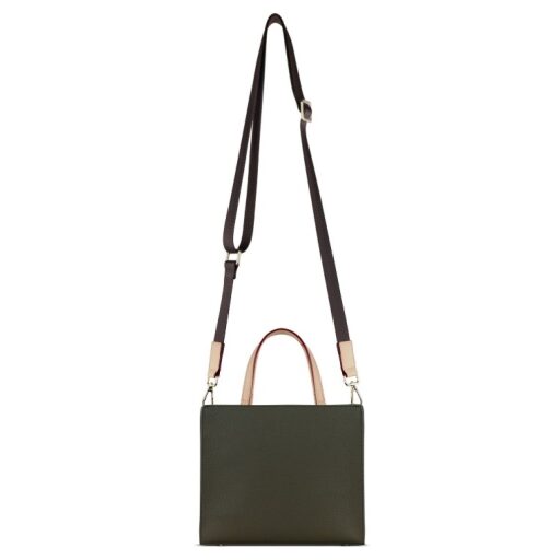 Bugatti kabelka Tote Bag Mini Ella 49664384 olivová zadná strana