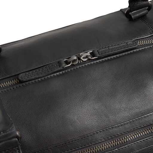 The Chesterfield Brand Kožená cestovná taška - weekender Amaris C20.006500 čierna obojsmerný zips